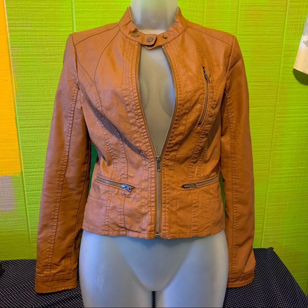Well-loved chestnut jacket S - Picture 3 of 11